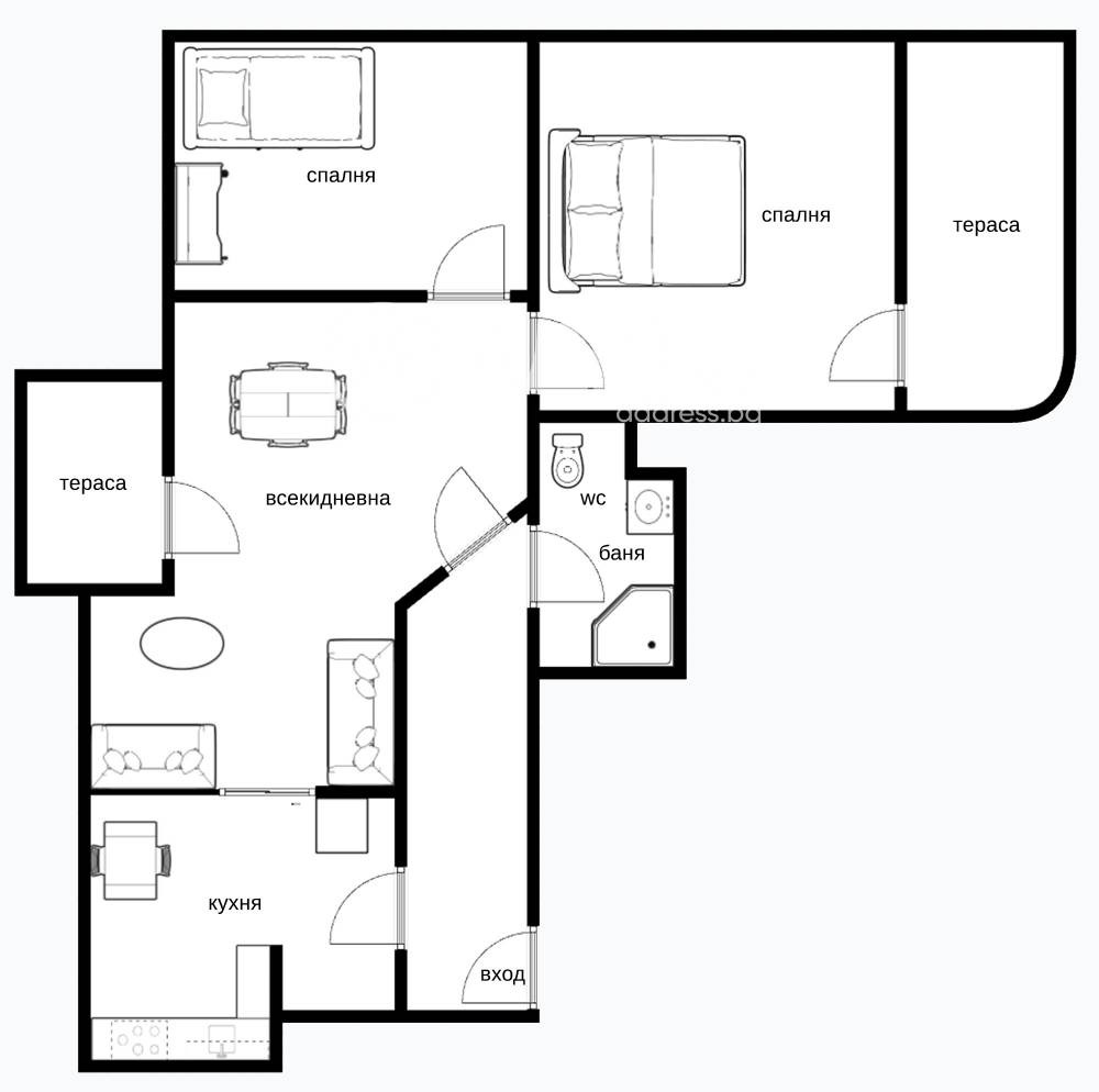 Продава 3-СТАЕН, гр. София, Оборище, снимка 3 - Апартаменти - 53858541