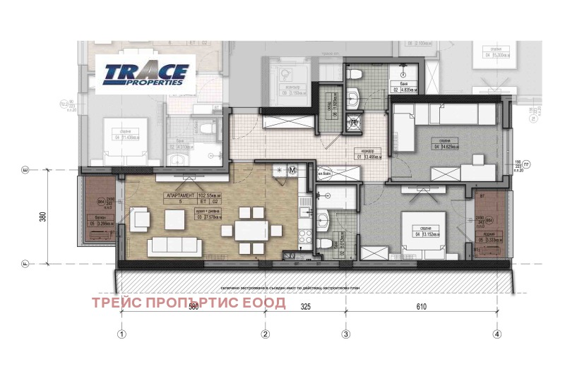 Продава  3-стаен град София , Дружба 2 , 124 кв.м | 35270319 - изображение [2]