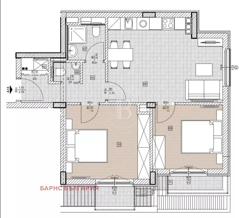 Продава 3-СТАЕН, гр. София, Стрелбище, снимка 4 - Апартаменти - 53526668