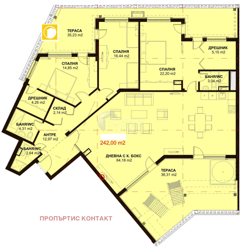 Продава  Многостаен област Бургас , гр. Несебър , 278 кв.м | 18760639 - изображение [5]