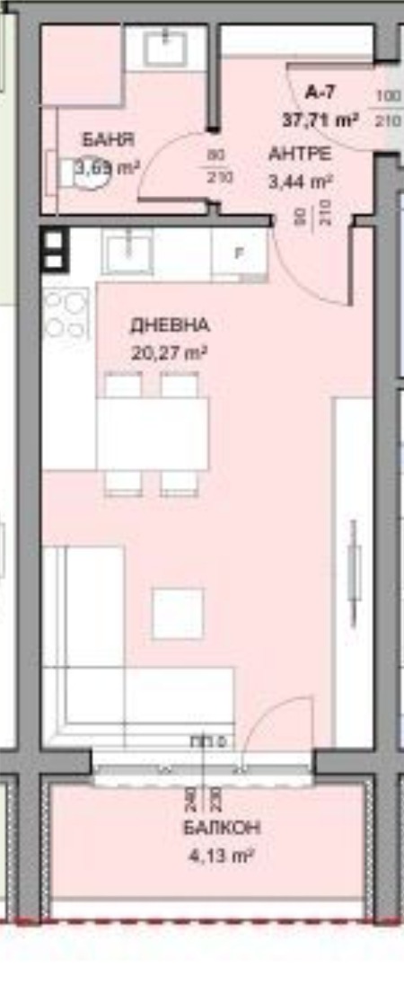 De vânzare  Studio Varna , Vladislav Varnenciic 1 , 44 mp | 32157538 - imagine [9]