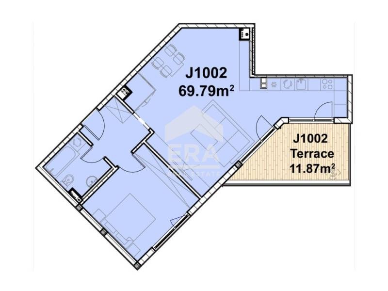 Продава 2-СТАЕН, гр. София, Полигона, снимка 2 - Aпартаменти - 47438451