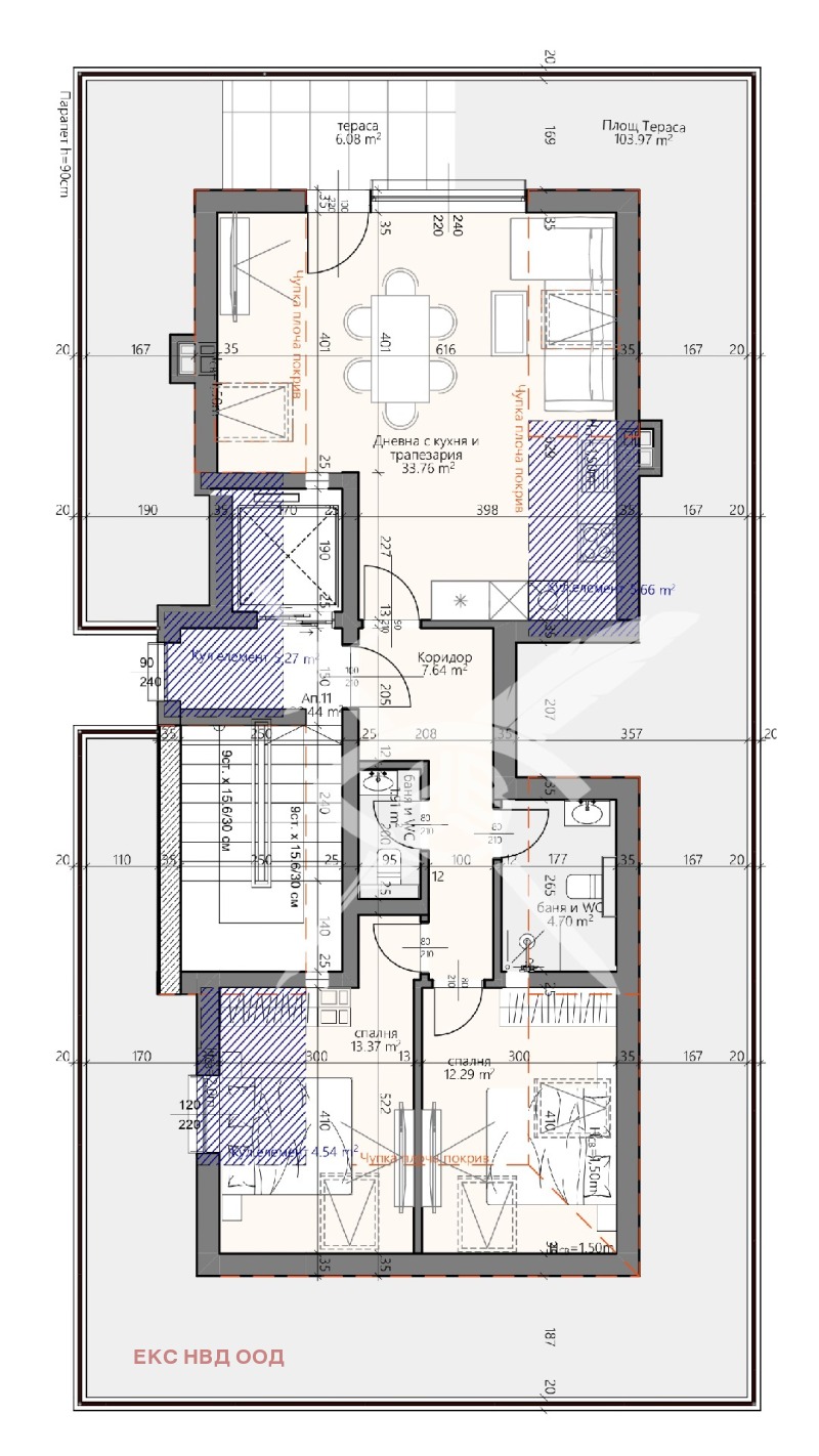 Продава  3-стаен град Пловдив , Христо Смирненски , 108 кв.м | 93208364