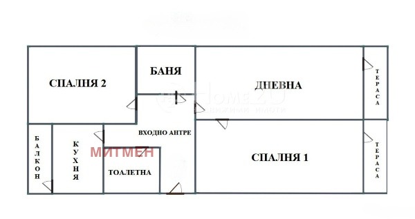 En venta  2 dormitorios Sofia , Mladost 1 , 76 metros cuadrados | 44687958