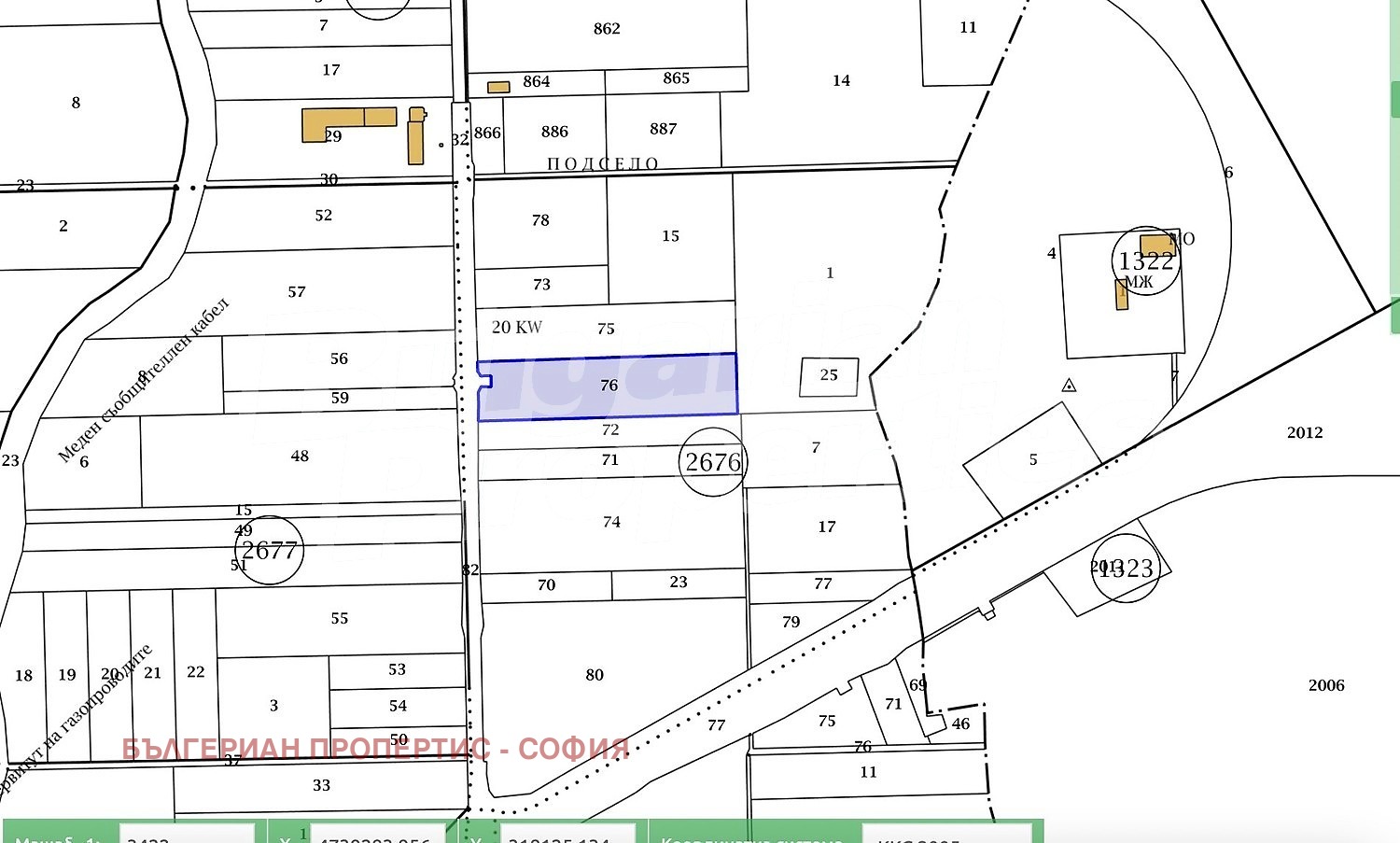 Продава ПАРЦЕЛ, гр. София, с. Мрамор, снимка 2 - Парцели - 55807494