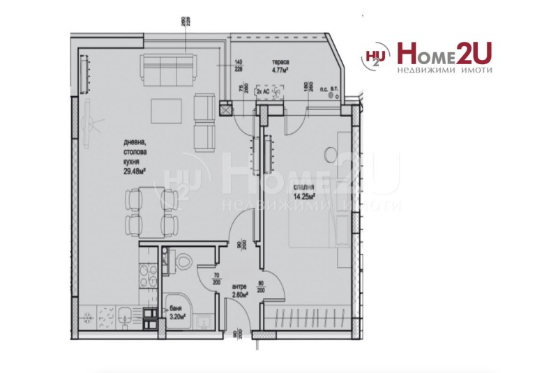 Продава 2-СТАЕН, гр. Пловдив, Христо Смирненски, снимка 3 - Aпартаменти - 48706397