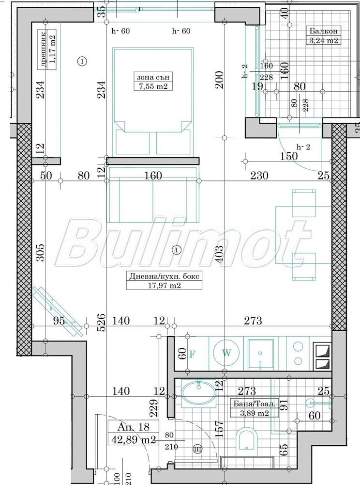 Продава 1-СТАЕН, гр. Варна, Възраждане 1, снимка 2 - Апартаменти - 52401928