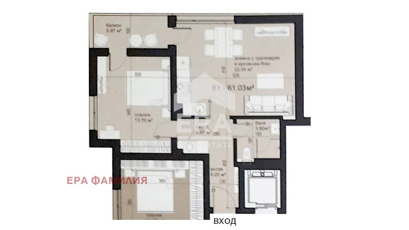 Till salu  1 sovrum Sofia , Ljulin 6 , 67 kvm | 22609058 - bild [4]