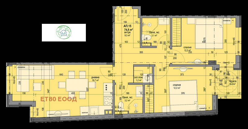 Na sprzedaż  2 sypialnie Sofia , Nadeżda 2 , 90 mkw | 48989303 - obraz [4]