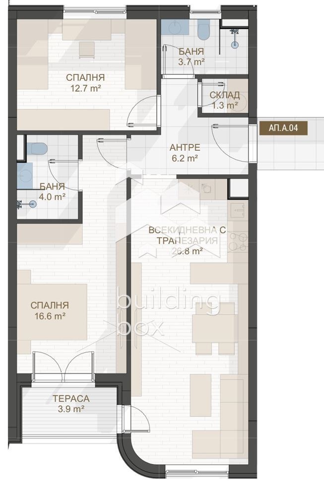 Продава 3-СТАЕН, гр. Пловдив, Център, снимка 2 - Апартаменти - 55624725