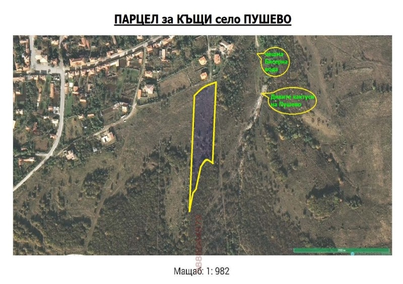 Продава ПАРЦЕЛ, с. Пушево, област Велико Търново, снимка 3 - Парцели - 52785019