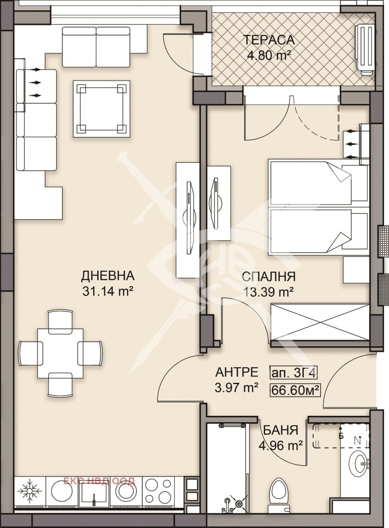 Продава  2-стаен град Пловдив , Кършияка , 79 кв.м | 99091302