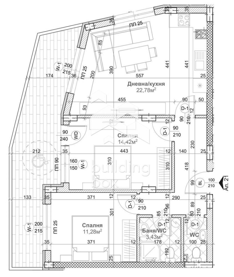 Продава  3-стаен град Варна , м-т Сотира , 108 кв.м | 17572879 - изображение [2]