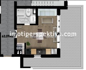 Продажба на едностайни апартаменти в град Пловдив — страница 15 - изображение 3 
