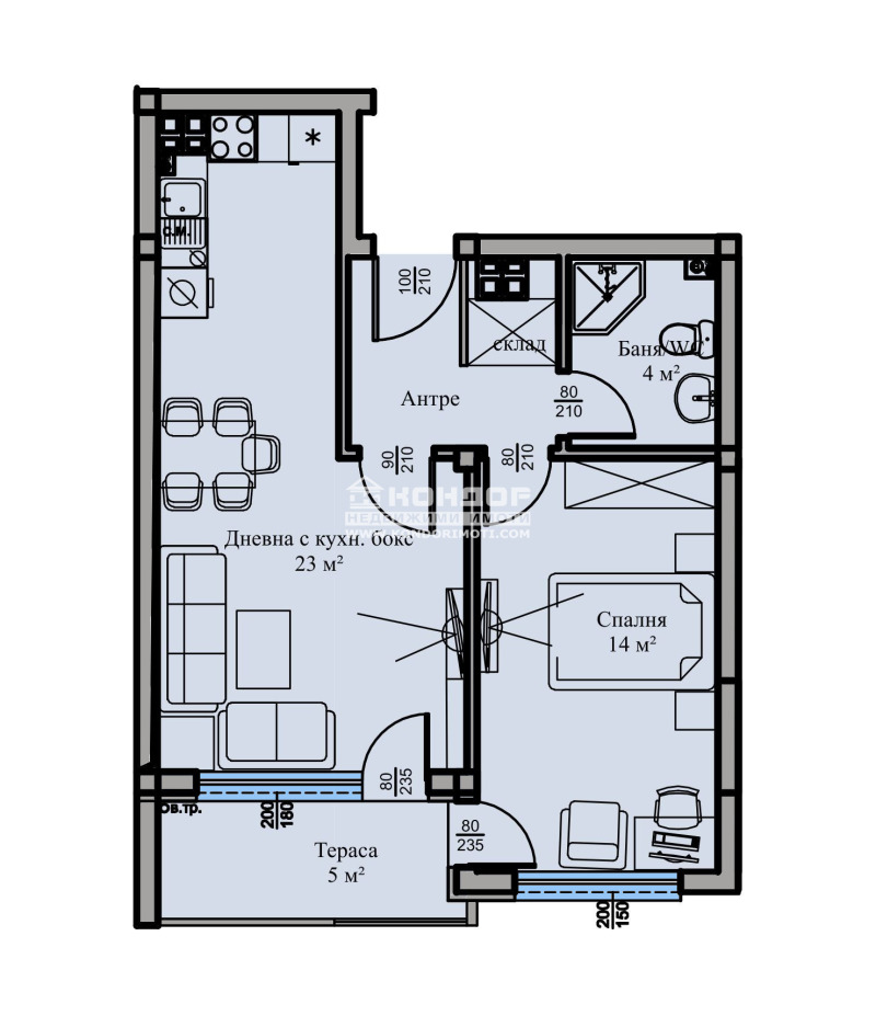 Na prodej  1 ložnice Plovdiv , Vastaničeski , 73 m2 | 17368950 - obraz [2]