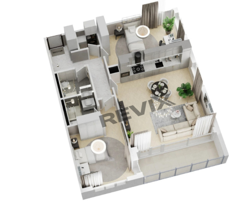 Na prodej  2 ložnice Varna , Kajsieva gradina , 113 m2 | 33267152 - obraz [5]