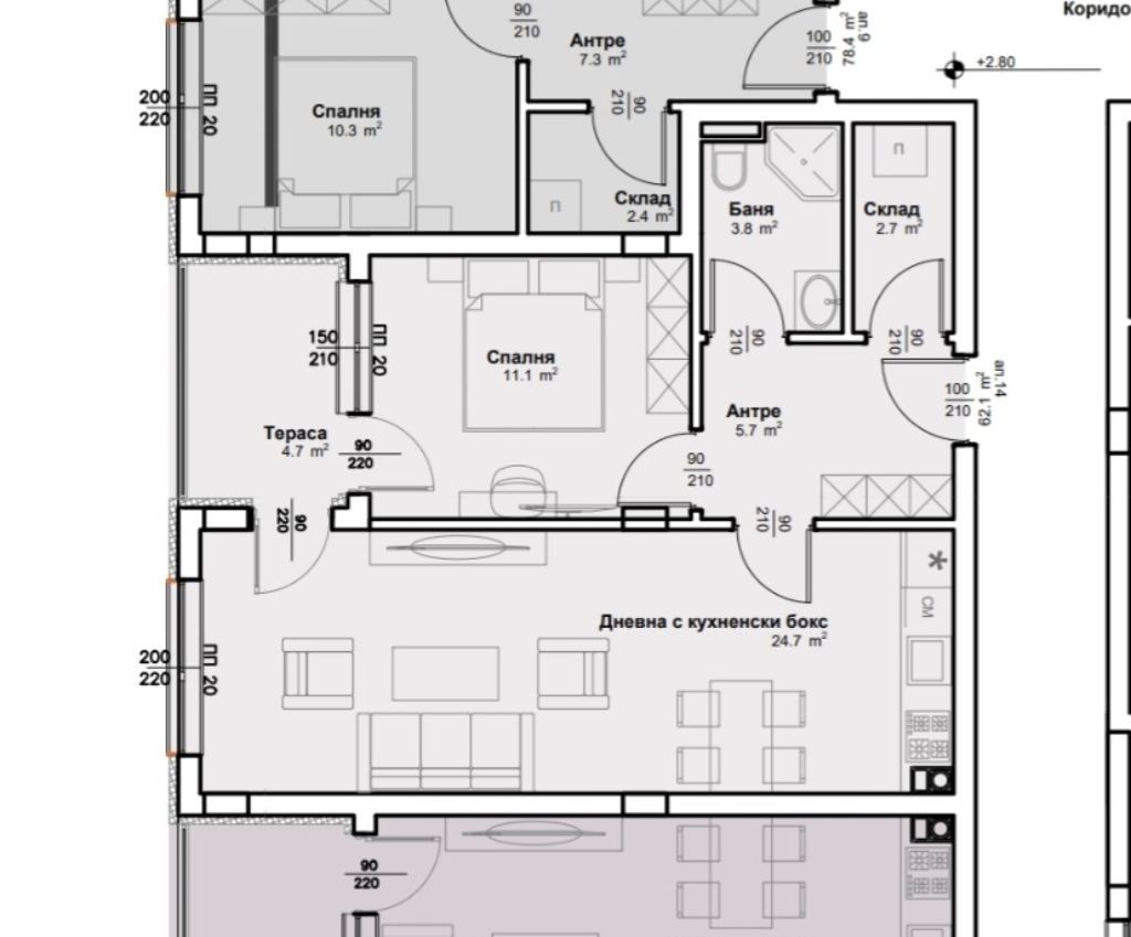 Продава 2-СТАЕН, гр. Кърджали, Възрожденци, снимка 2 - Апартаменти - 55976651
