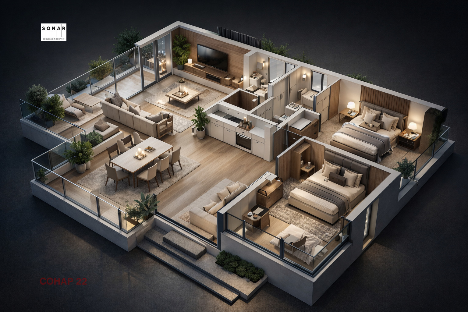 Продава 3-СТАЕН, гр. София, в.з.Малинова долина, снимка 2 - Апартаменти - 54421165