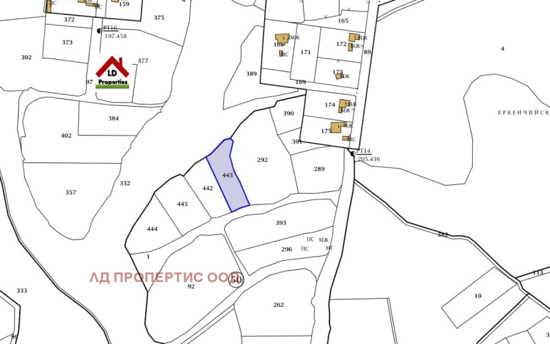 Satılık  Komplo bölge Varna , Bardarevo , 1521 metrekare | 52690781