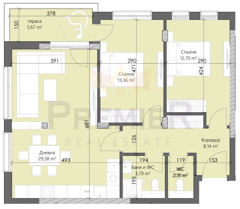 Продава 3-СТАЕН, гр. Пловдив, Кършияка, снимка 2 - Апартаменти - 54943025