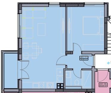 Na prodej  1 ložnice Plovdiv , Christo Smirnenski , 72 m2 | 70139794