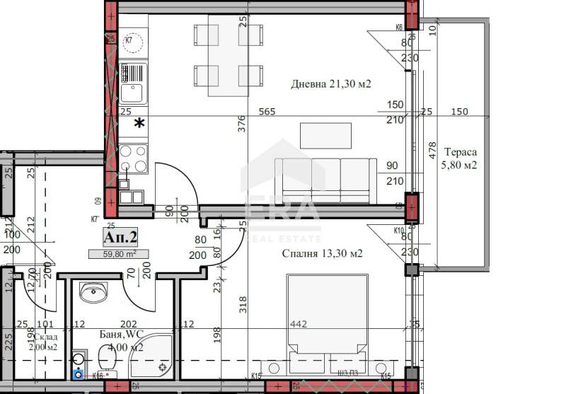Продава  2-стаен град Велико Търново , Картала , 69 кв.м | 65185158 - изображение [10]