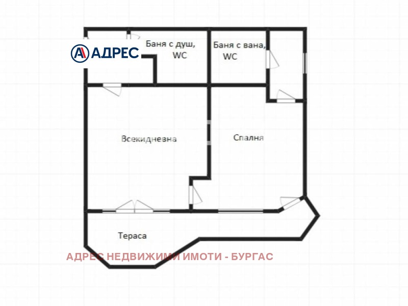 Продаја  1 спаваћа соба регион Бургас , к.к. Елените , 84 м2 | 63867714 - слика [3]