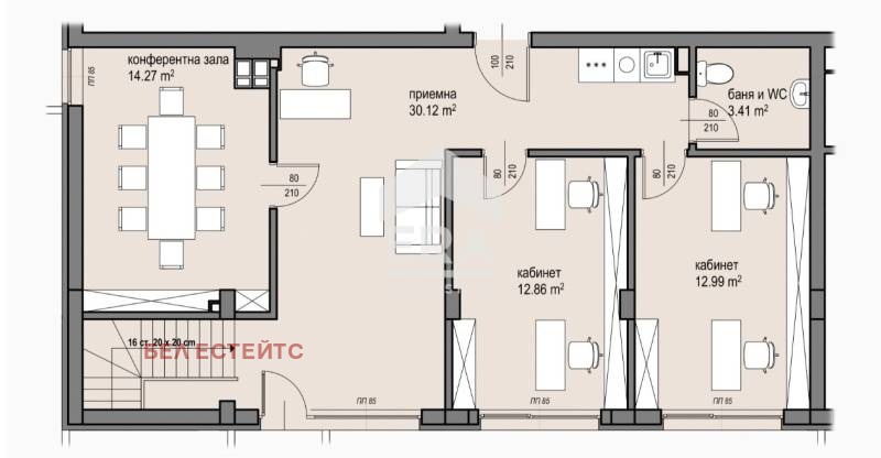 Продава ОФИС, гр. София, Малинова долина, снимка 5 - Офиси - 53770668