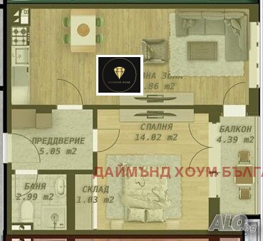 Продава 2-СТАЕН, гр. Пловдив, Беломорски, снимка 2 - Апартаменти - 56373556