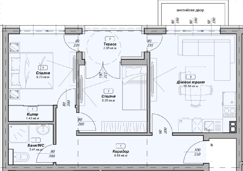 Na prodej  2 ložnice Varna , Vazraždane 3 , 72 m2 | 24549991 - obraz [7]