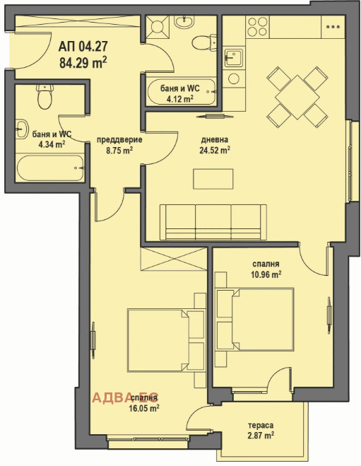 Продава 3-СТАЕН, гр. София, гр. Банкя
