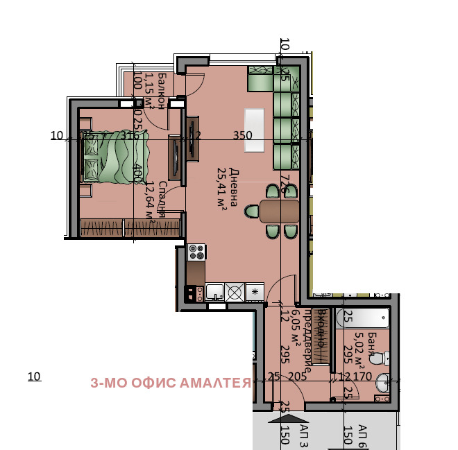 Продава 2-СТАЕН, гр. София, Люлин - център, снимка 11 - Апартаменти - 53616389