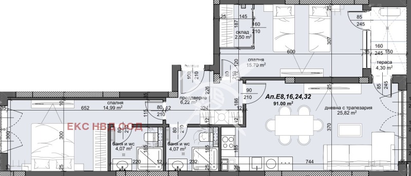 Продава  3-стаен град Пловдив , Тракия , 107 кв.м | 79997603