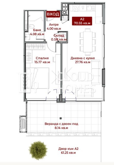 Продава 2-СТАЕН, гр. София, Бояна, снимка 1 - Aпартаменти - 48947800