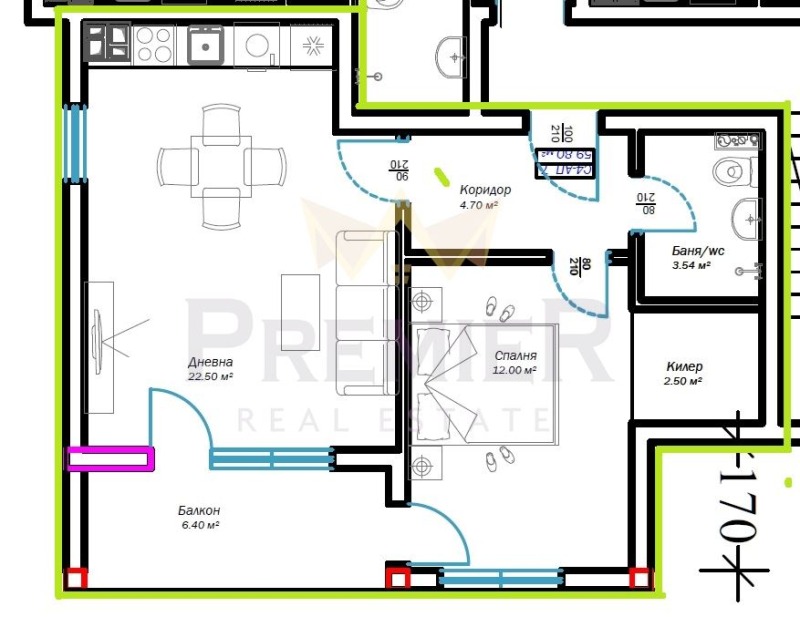 Продава 2-СТАЕН, гр. Варна, Възраждане 3, снимка 3 - Апартаменти - 53495236