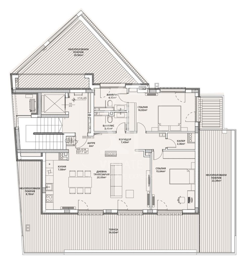 En venta  2 dormitorios Sofia , Pavlovo , 125 metros cuadrados | 91057539 - imagen [9]