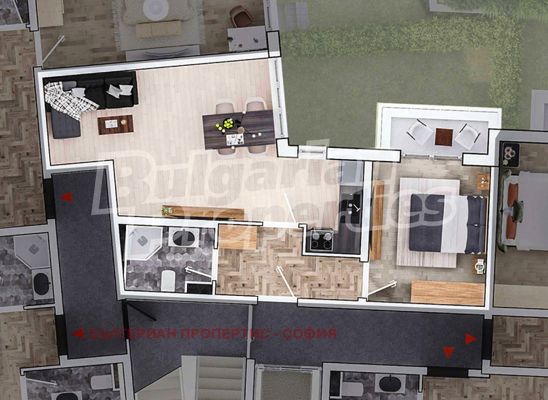 En venta  2 dormitorios Sofia , Strelbishte , 129 metros cuadrados | 87550030 - imagen [17]