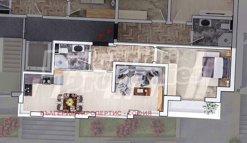 En venta  2 dormitorios Sofia , Strelbishte , 129 metros cuadrados | 87550030 - imagen [12]