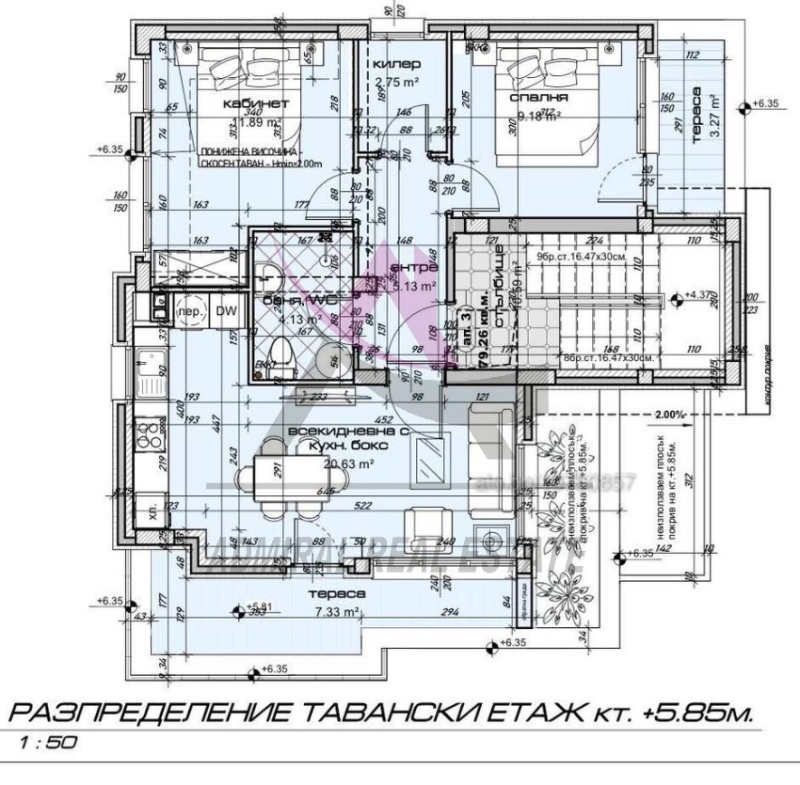 Продава 3-СТАЕН, гр. Варна, м-т Евксиноград, снимка 3 - Апартаменти - 53533281