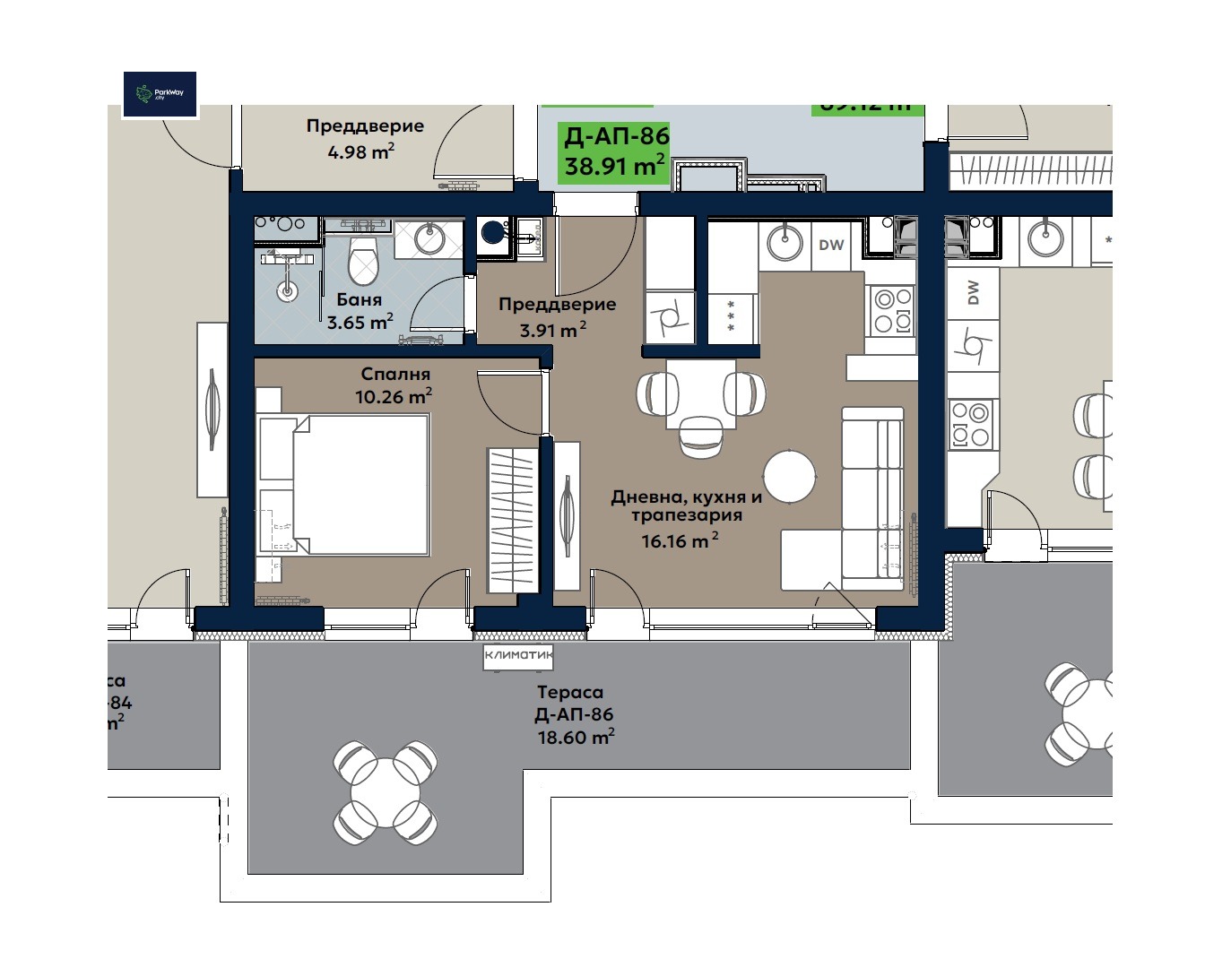 Продава 2-СТАЕН, гр. София, Витоша, снимка 13 - Апартаменти - 54133172