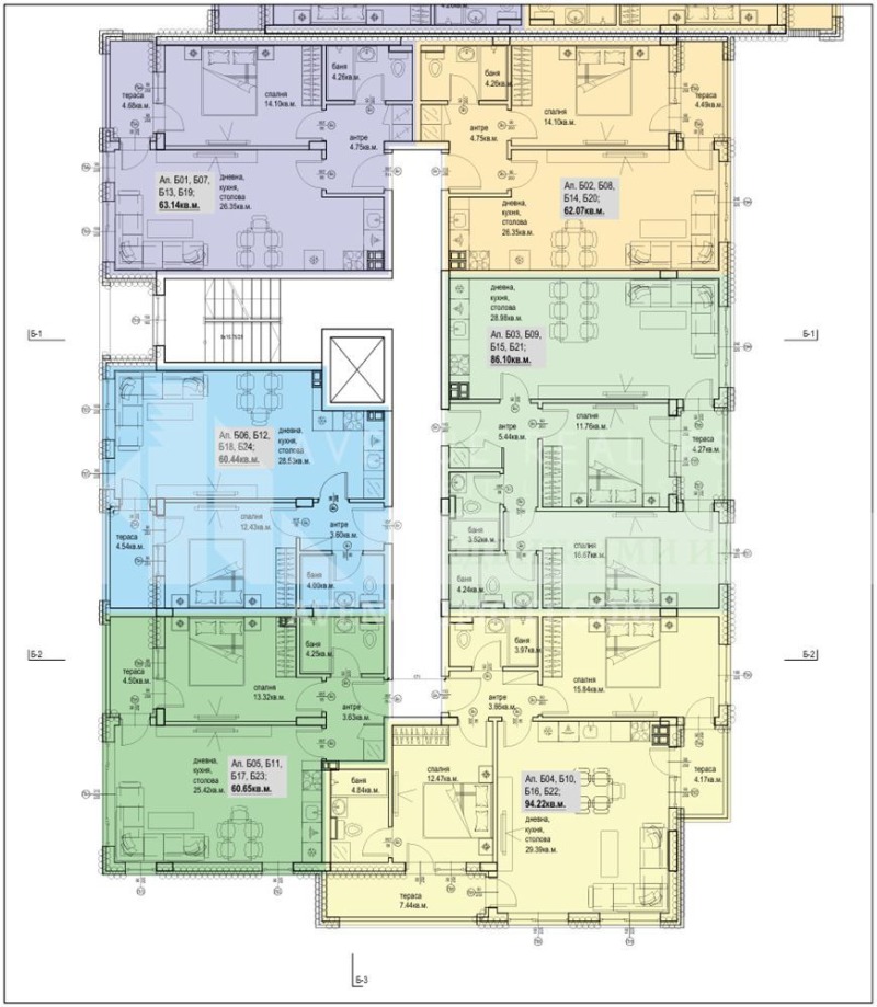 Myytävänä  1 makuuhuone Plovdiv , Karšijaka , 72 neliömetriä | 31703190 - kuva [11]