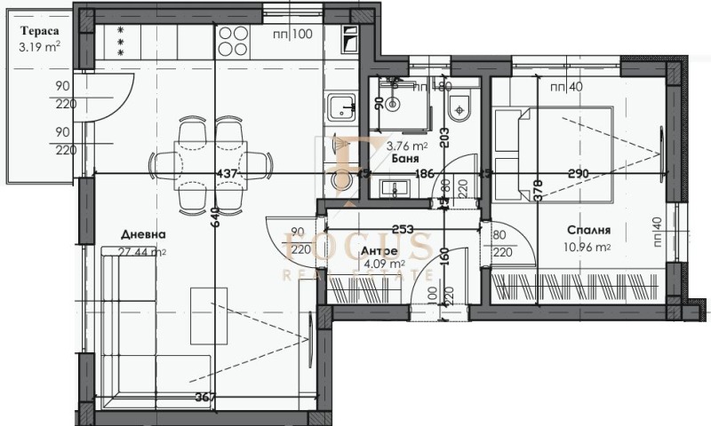 Eladó  1 hálószoba Plovdiv , Komatevo , 67 négyzetméter | 24584955 - kép [4]