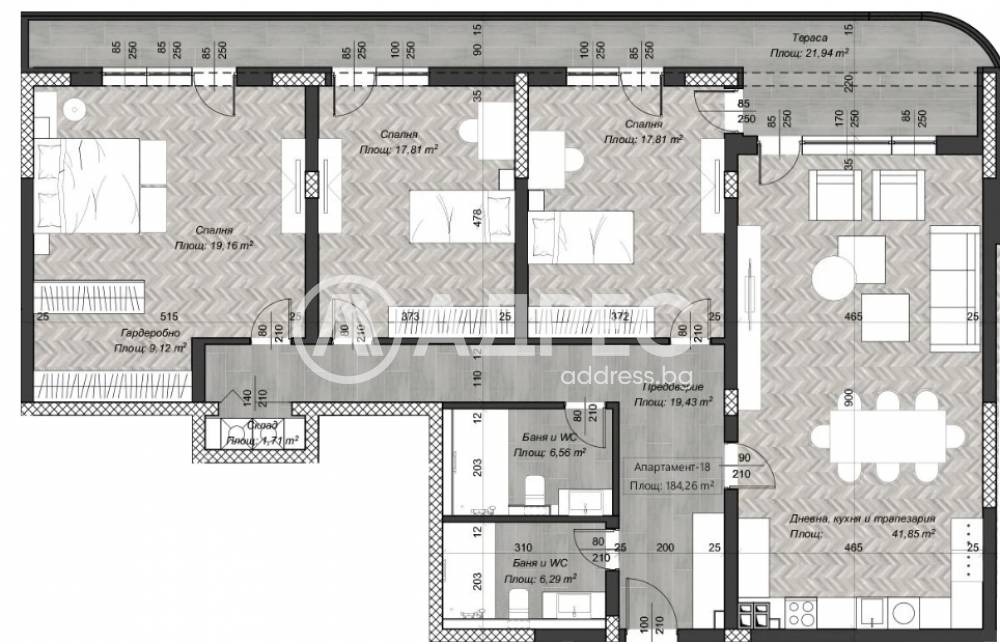 Продава МНОГОСТАЕН, гр. София, Център, снимка 2 - Апартаменти - 52279210