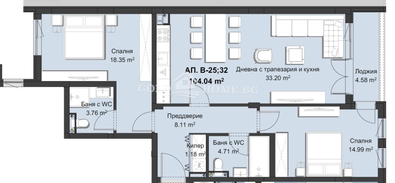 Продава 3-СТАЕН, гр. Пловдив, Христо Смирненски, снимка 5 - Aпартаменти - 47439350