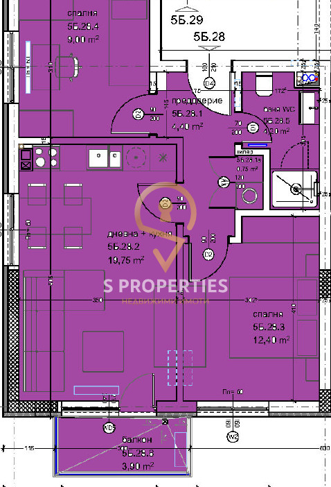 En venta  2 dormitorios Varna , Kaysieva gradina , 76 metros cuadrados | 81669414 - imagen [2]