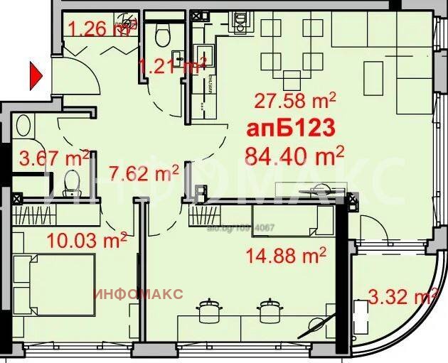 Продава 3-СТАЕН, гр. Бургас, Изгрев, снимка 7 - Апартаменти - 53467880