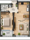 Продава  2-стаен град Пловдив , Гладно поле , 75 кв.м | 63333479