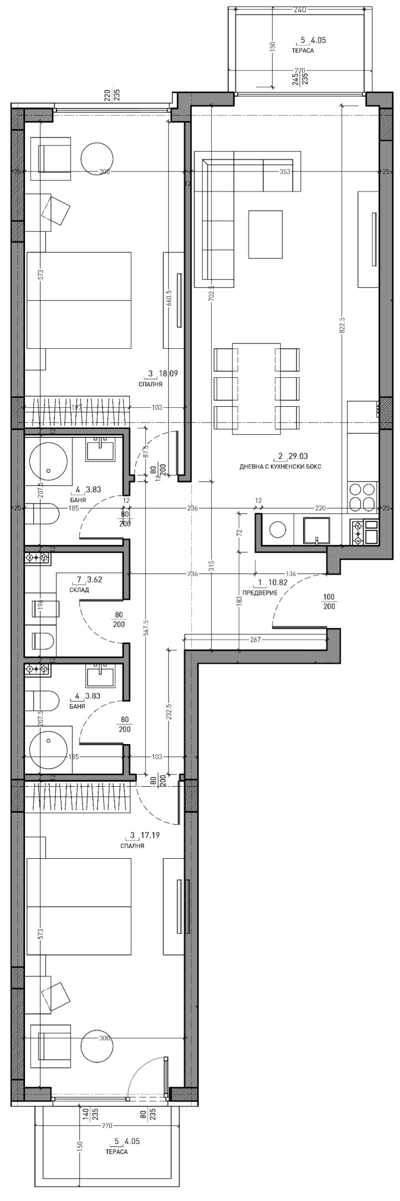 Продава 3-СТАЕН, гр. София, Малинова долина, снимка 8 - Aпартаменти - 48124075