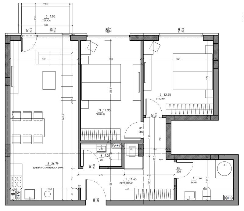 Продава 3-СТАЕН, гр. София, Малинова долина, снимка 9 - Aпартаменти - 48124075