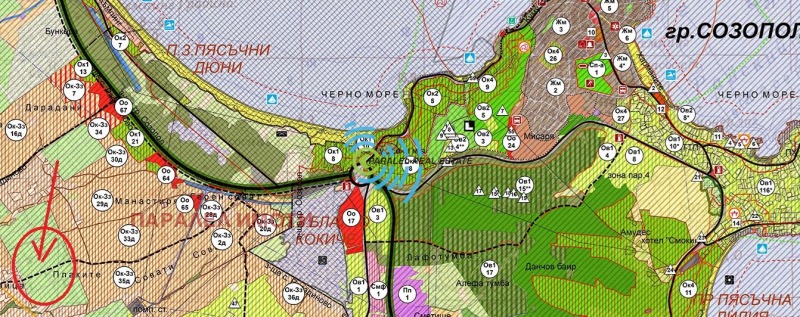 Продава ПАРЦЕЛ, гр. Созопол, област Бургас, снимка 3 - Парцели - 43581397